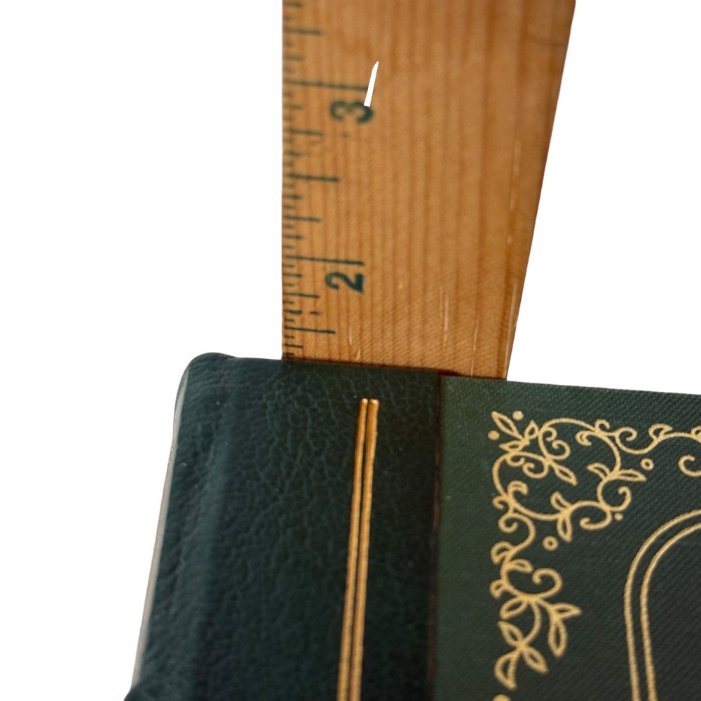 VTG George Eliot The Mill on the Floss Franklin Library 1981 Green Leather Book - Picture 7 of 7